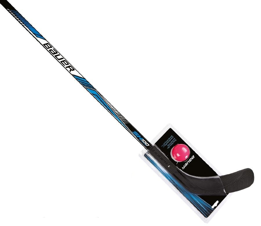 Hockey stick Junior Street 110cm Bauer SH100 with ball